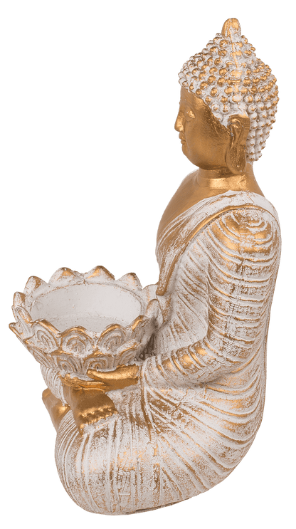 Decoration figurine, Buddha, with tea light holder