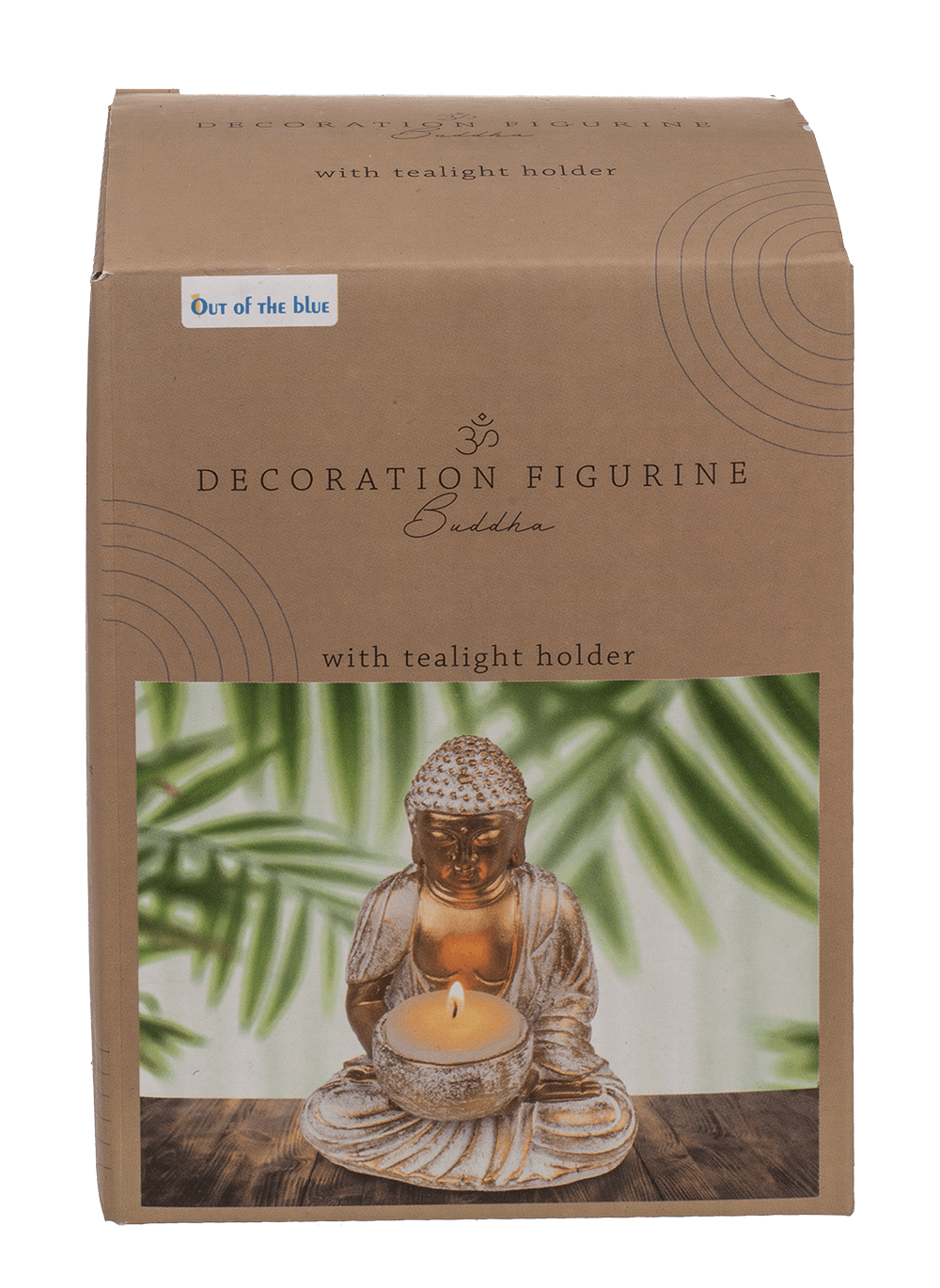Decoration figurine, Buddha, with tealight