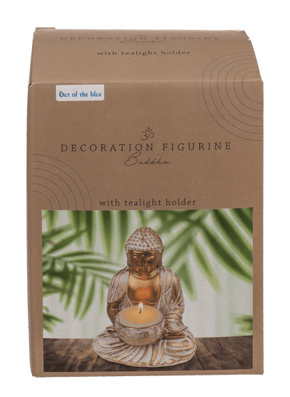 Decoration figurine, Buddha, with tealight