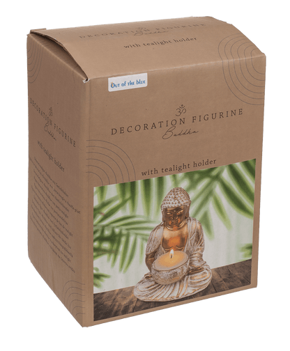 Decoration figurine, Buddha, with tealight