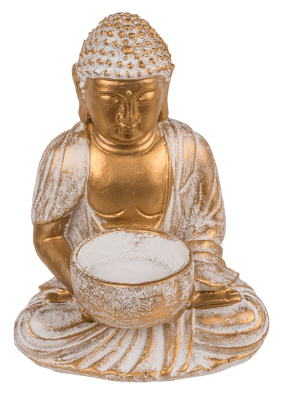 Decoration figurine, Buddha, with tealight