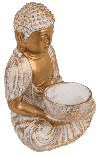 Decoration figurine, Buddha, with tealight