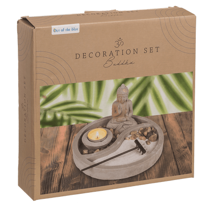 Grey round cement plate, ca. 19 x 19 x 12 cm,