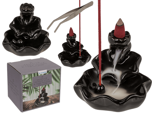 Backflow incense stick/cone holder, Waterfall,