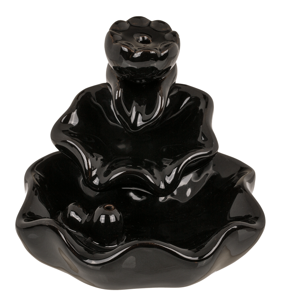 Backflow incense stick/cone holder, Waterfall,