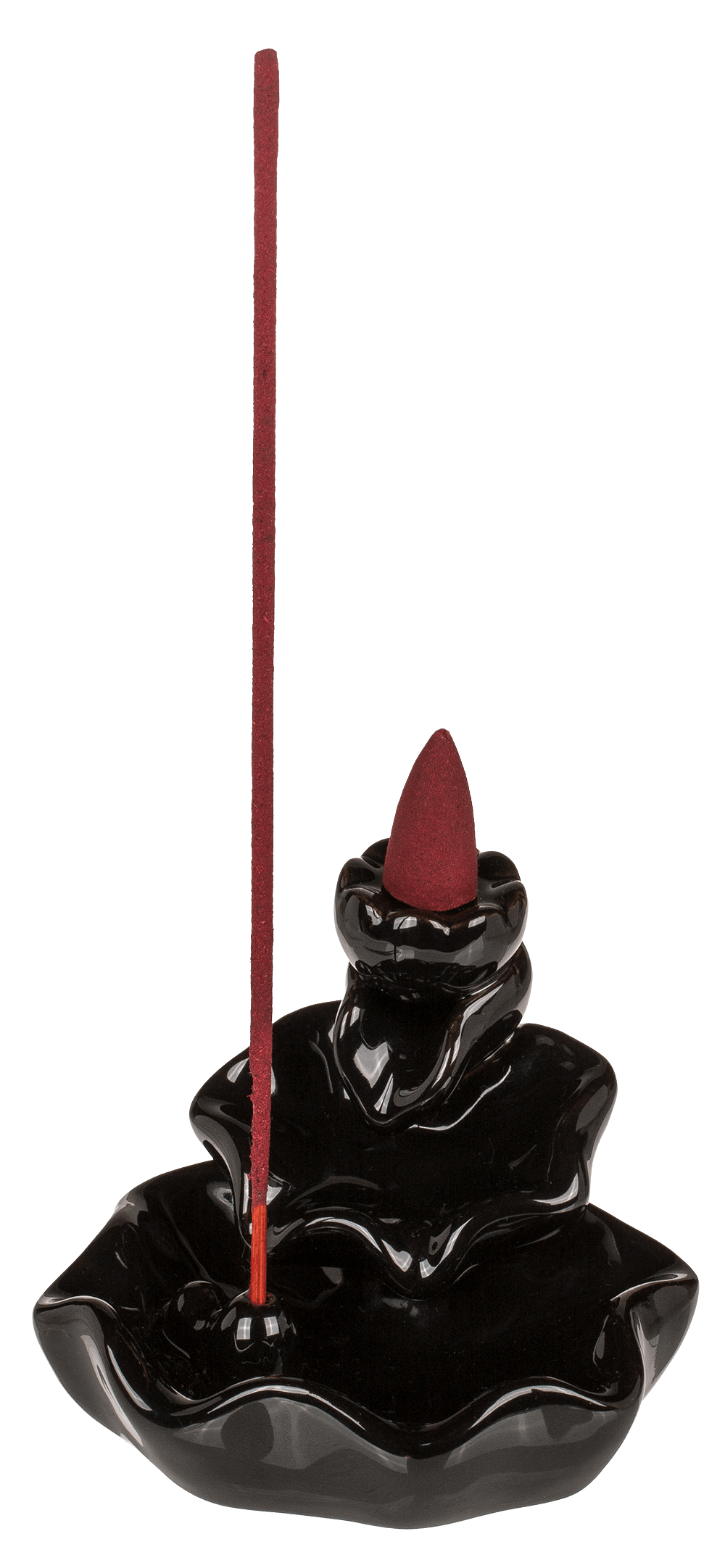 Backflow incense stick/cone holder, Waterfall,