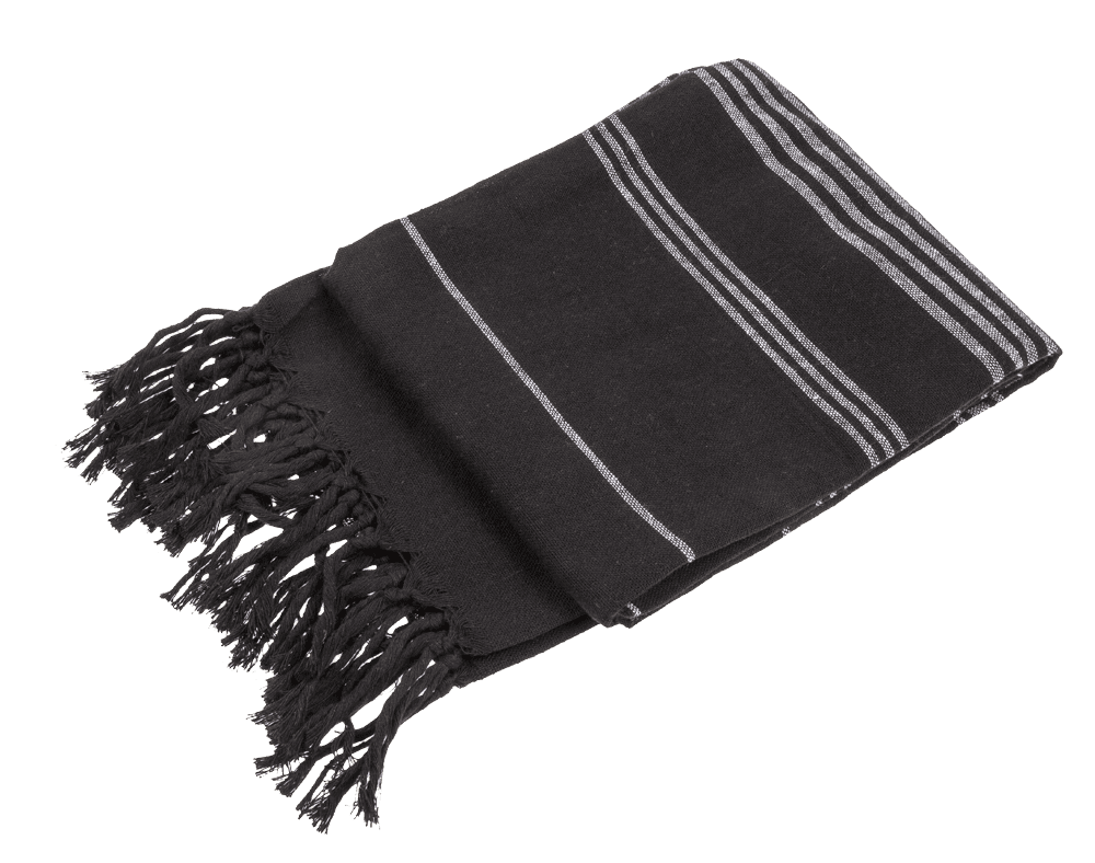 White/black coloured Fouta Towel