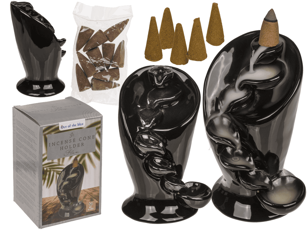 Backflow incense cone holder, Flow,