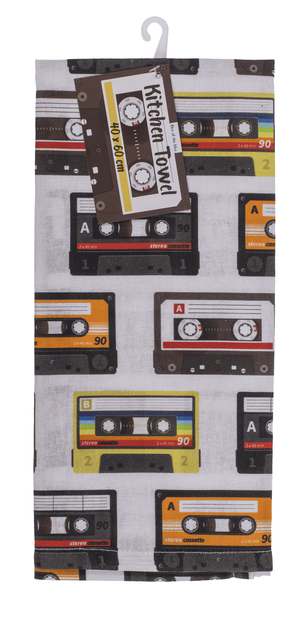 Kitchen towel, cassettes, 40 x 60 cm,