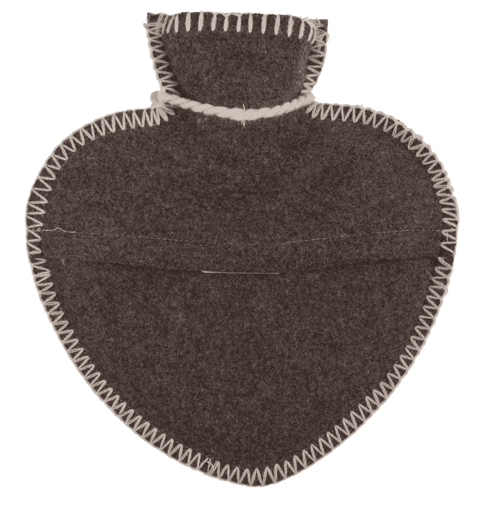 Hot water bottle in heart shape, Deer,