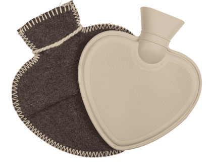 Hot water bottle in heart shape, Deer,