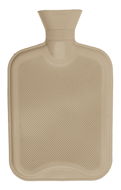 Hot water bottle with knitted cover, Cable Stitch,