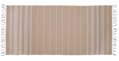 White/peach coloured Fouta towel