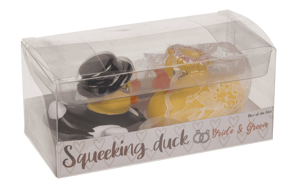 Squeaking ducks, Bride & Groom, 6 cm,