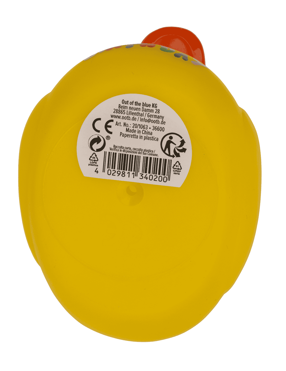 Yellow squeaking duck, Happy Birthday,