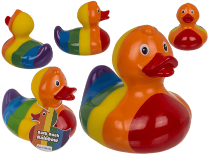 Rainbow Squeaking Duck, ca. 10 cm,
