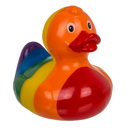 Rainbow Squeaking Duck, ca. 10 cm,