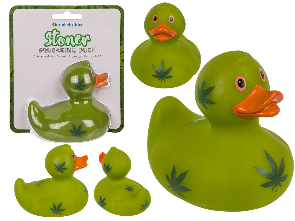 20-1104_000.png Cannabis Squeaking Duck, ca. 10 cm, - Afbeelding 1