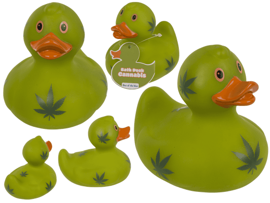 Cannabis Squeaking Duck, ca. 10 cm,