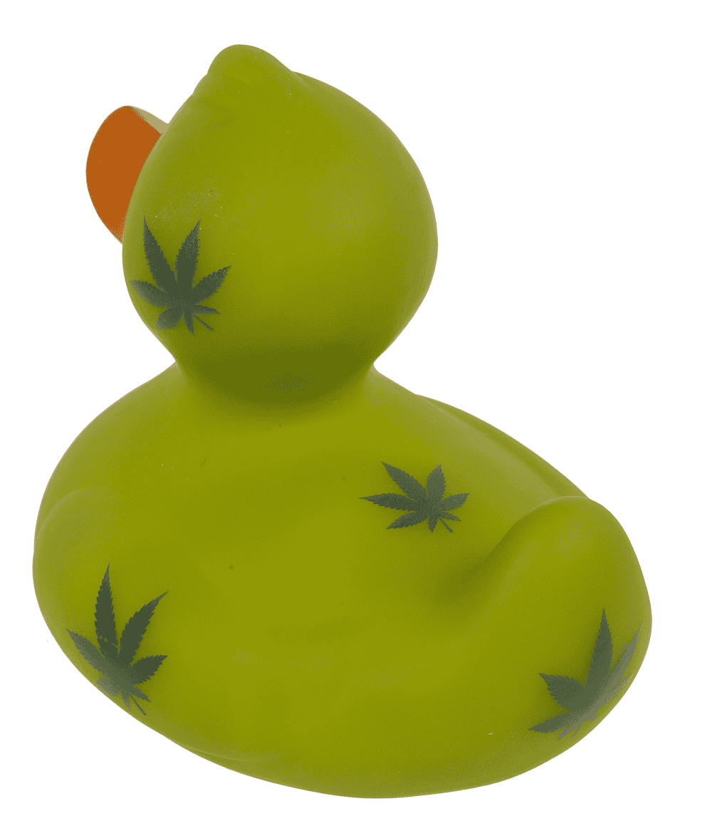 Cannabis Squeaking Duck, ca. 10 cm,