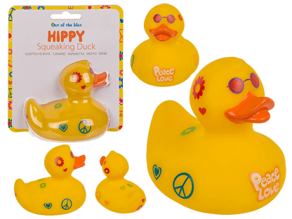 Hippie Squeaking Duck, ca. 10 cm,