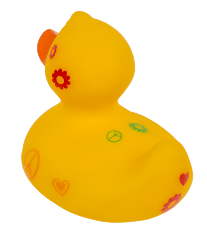 Hippie Squeaking Duck, ca. 10 cm,