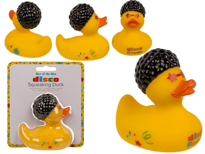 Disco Squeaking Duck, ca. 10 cm,