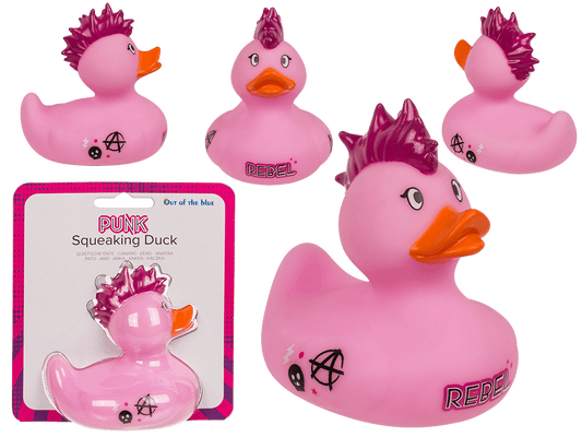 Punk Squeaking Duck, ca. 10 cm,