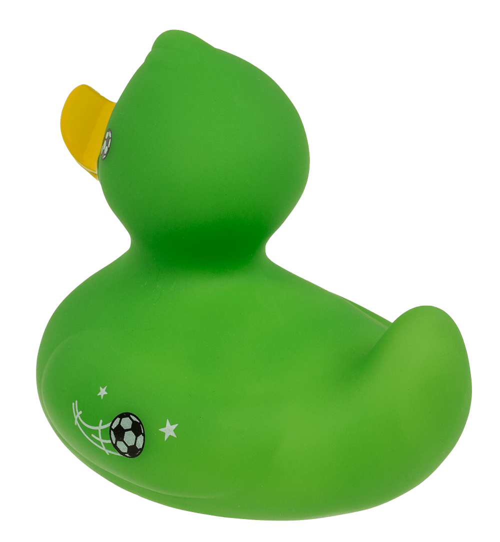 Football Squeaking Duck, ca. 10 cm,