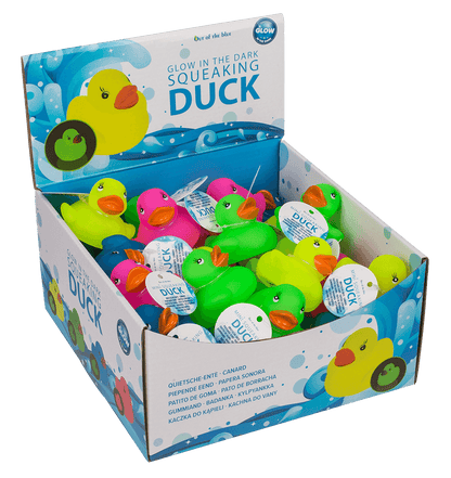 Mini Squeaking Duck, Glow in the Dark,