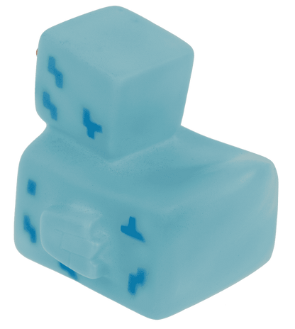 Pixelated squeaking duck, 6 x 5,5 cm,