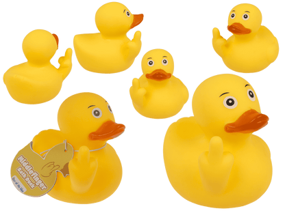Middle finger Squeaking Duck, ca. 8 cm,