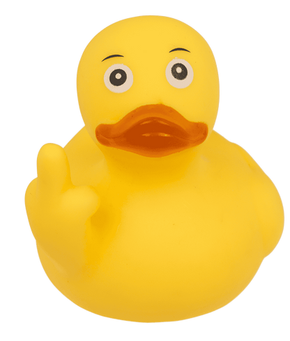 Middle finger Squeaking Duck, ca. 8 cm,