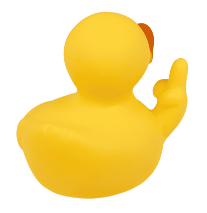 Middle finger Squeaking Duck, ca. 8 cm,