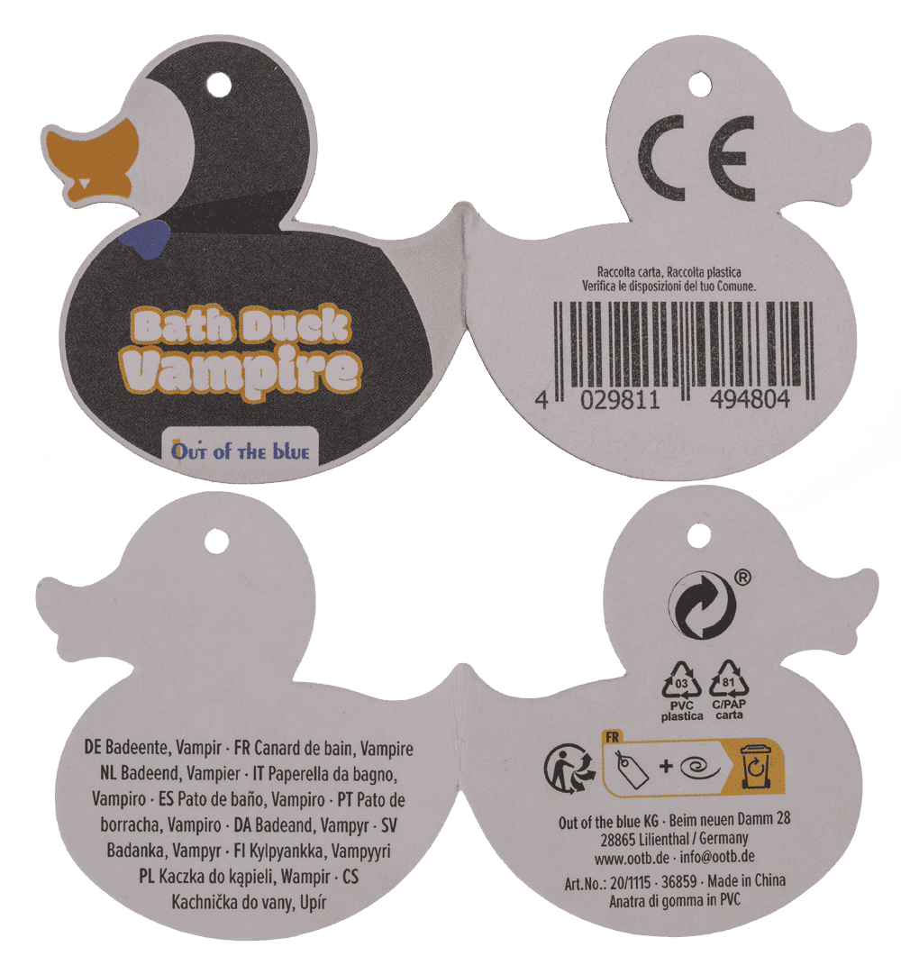 Bath duck, Vampire,