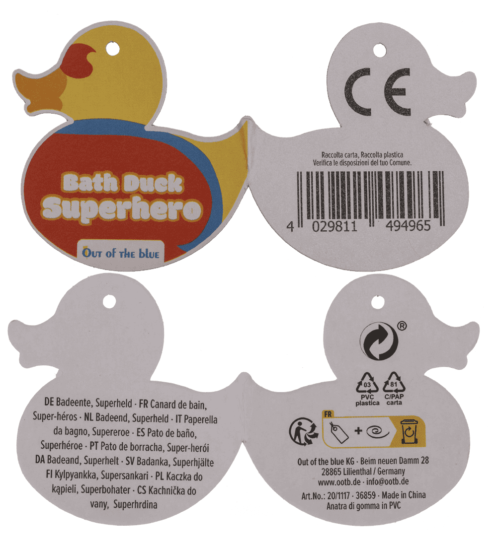 Bath Duck, Superhero,