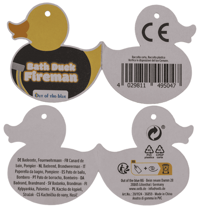 Bath Duck, Fireman,