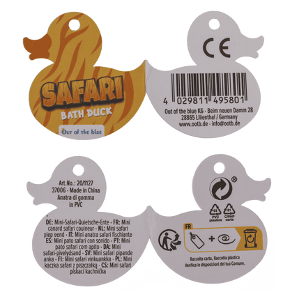 Mini Squeaking Duck, Safari,