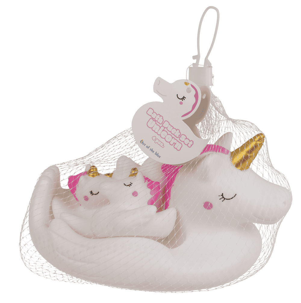 Squeaking Duck Set, Unicorn, 16 x 11 cm,