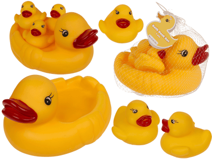 Squeaking Duck Set, 15,5 x 12 cm,