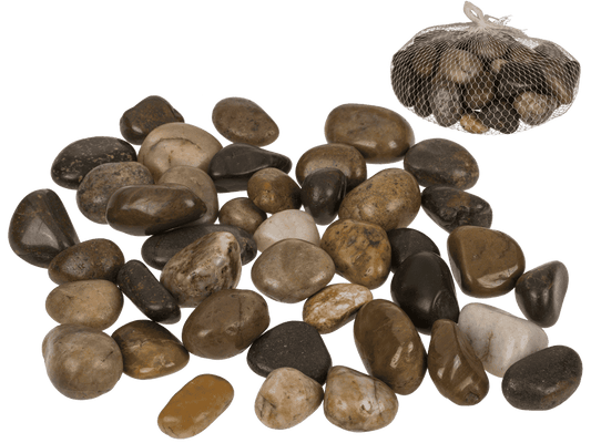 Nature coloured decoration stones,