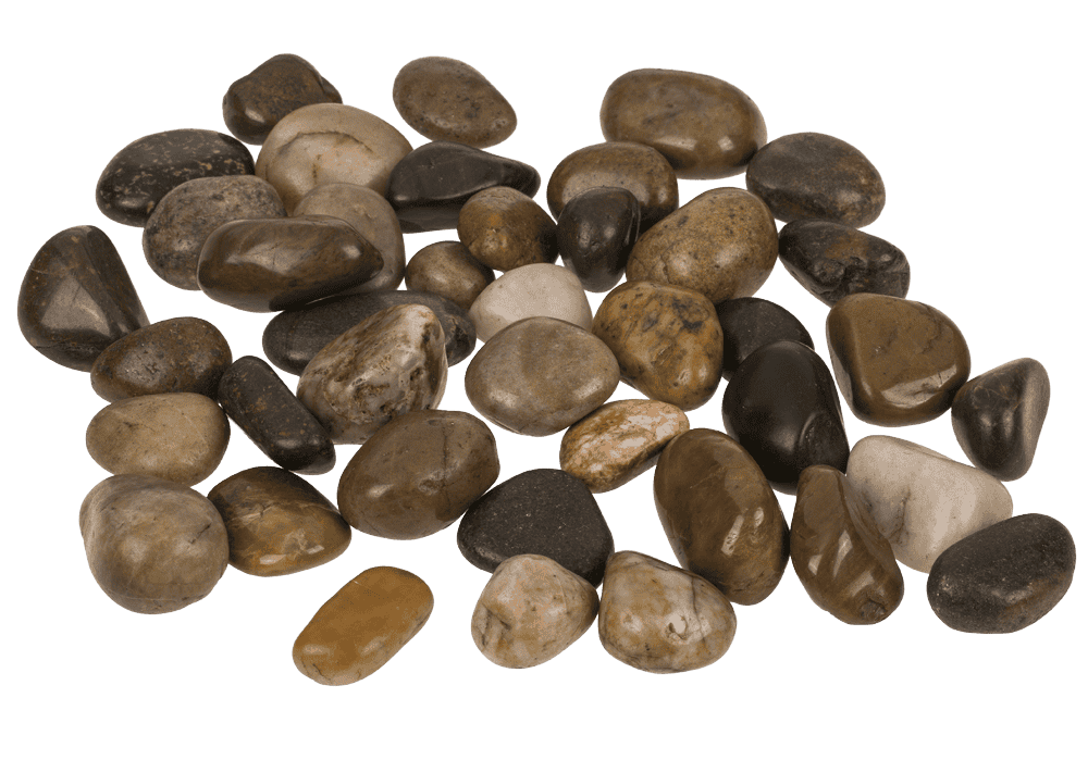 Nature coloured decoration stones,