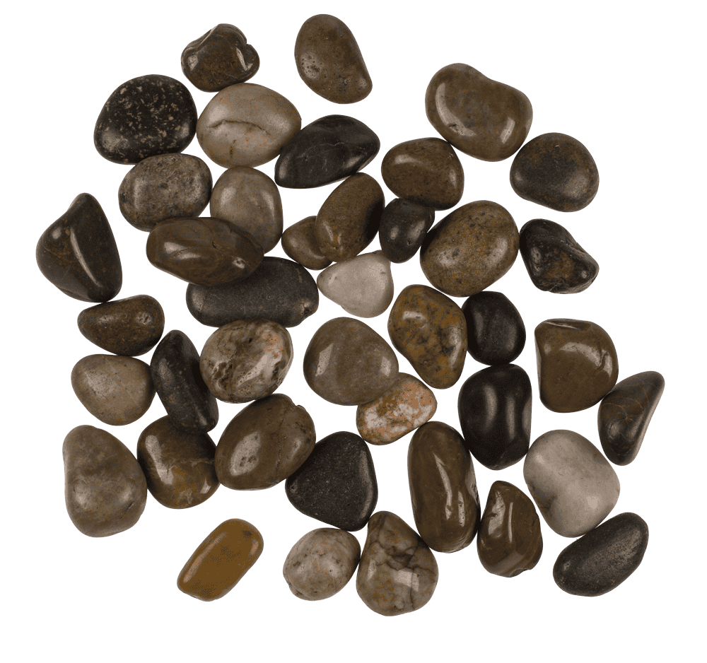 Nature coloured decoration stones,