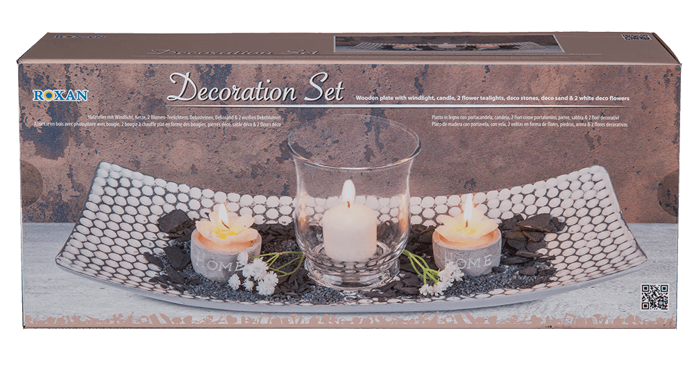 White/grey wooden plate,