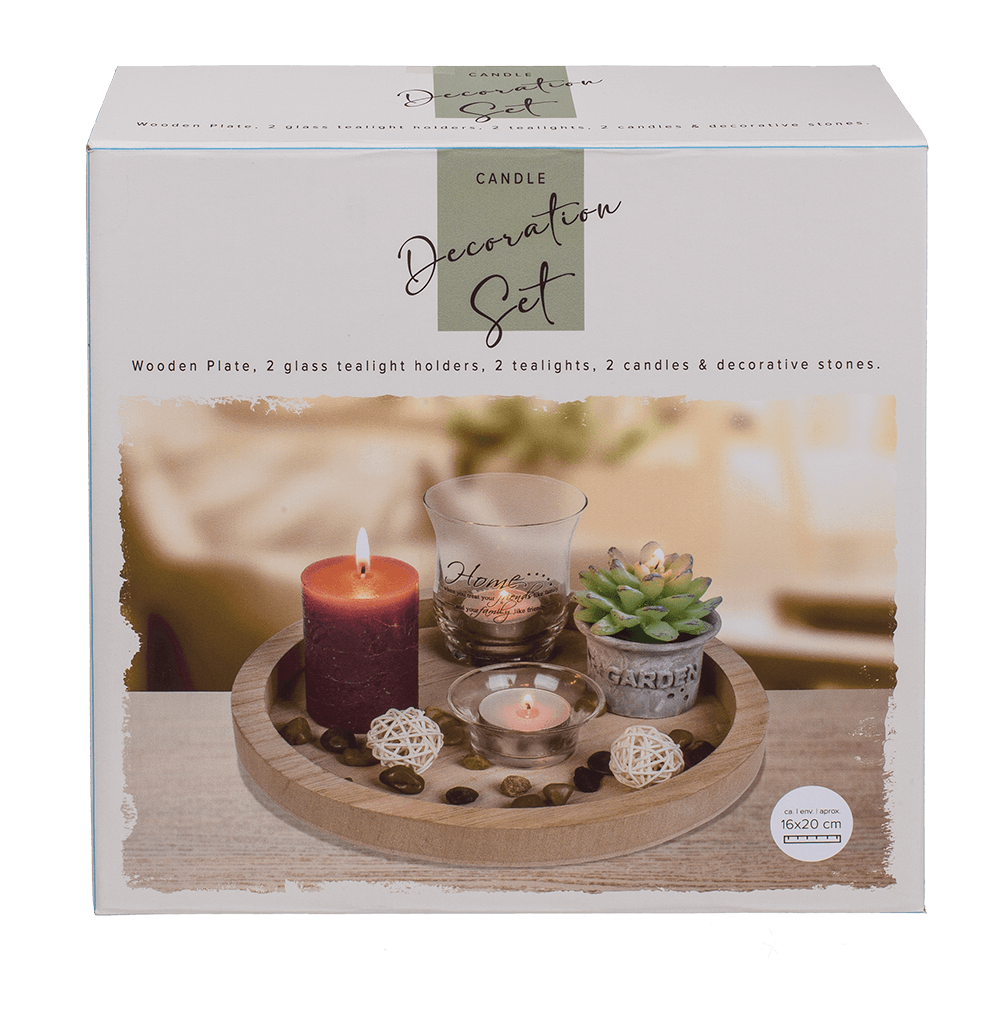 Natural coloured Wooden Plate, round