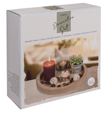 Natural coloured Wooden Plate, round