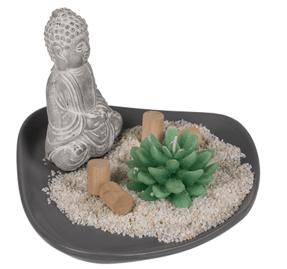 Grey coloured wooden plate,