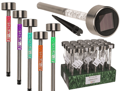 Stainless steel garden stick, water drop,