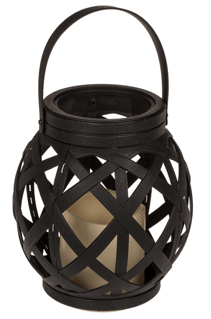 Lantern with handle, LED candle & Timer,