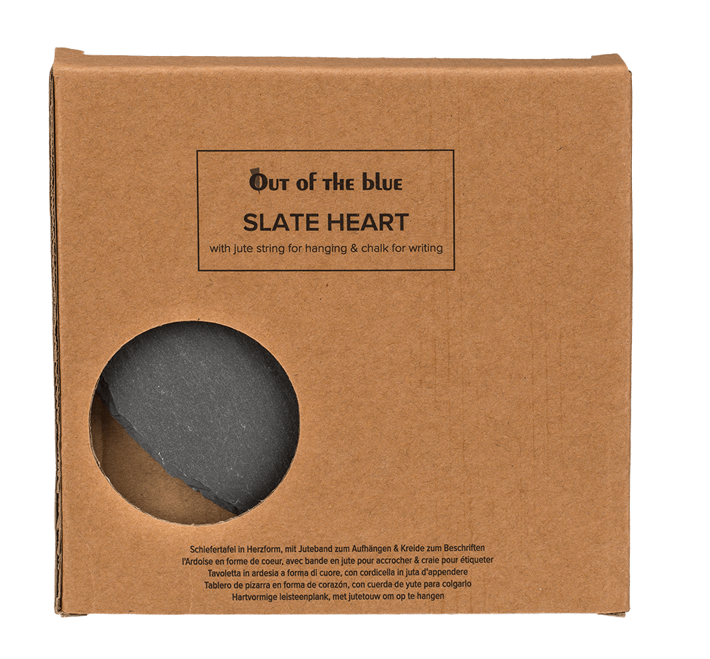 Heart shaped slate board,